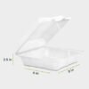5161ehqLx8L._AC_SX425_.jpg Freshware Compostable Clamshell Food Containers 50Pack