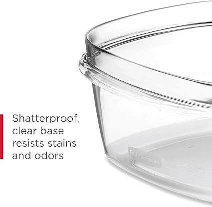 71nStDr75mL._AC_SX425_.jpg Rubbermaid 28Piece ClearGrey Food Storage Containers Premium Snap Bases and Various Size Lids