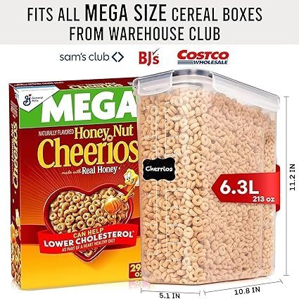 812fSFBvAL._AC_SX425_.jpg Shazo 2 Pack EXTRA Large Airtight Food Storage